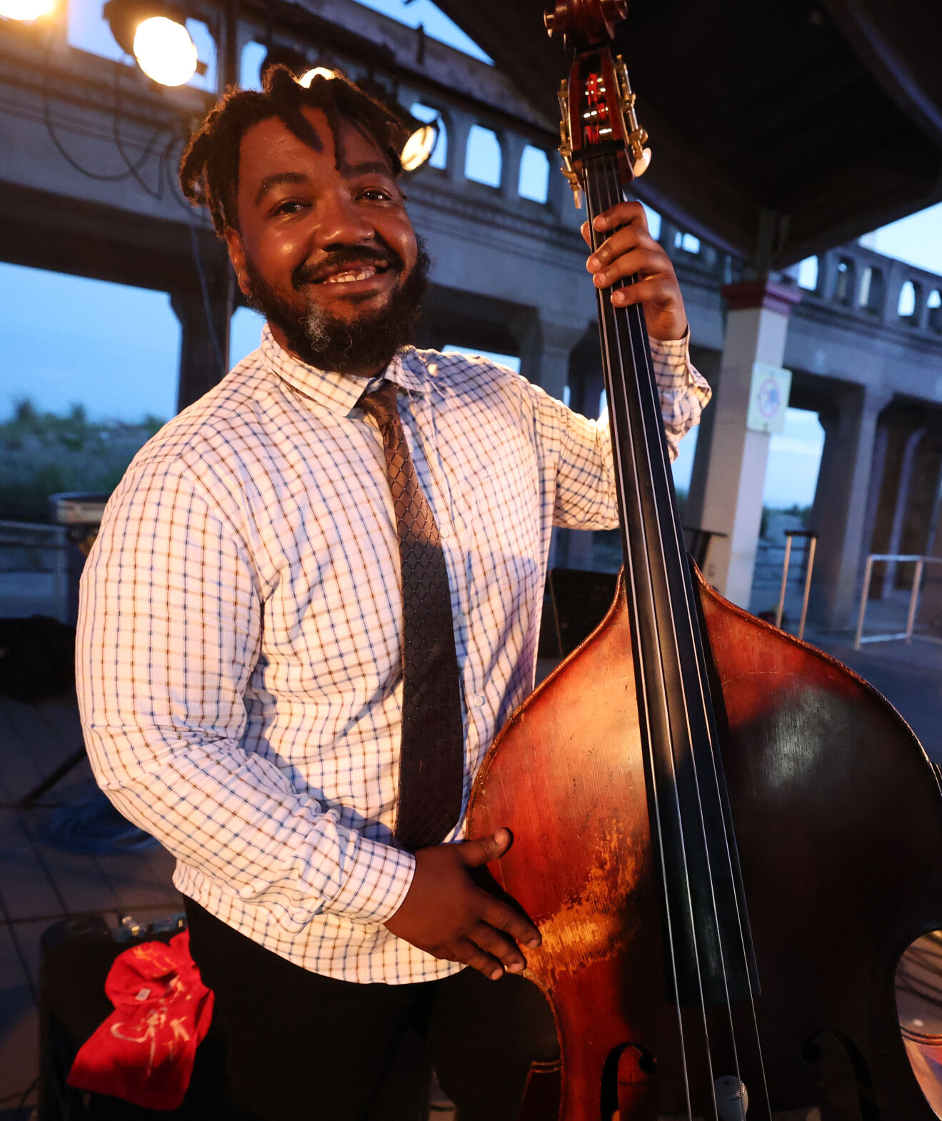 Concert at "Chicken Bone Beach" at Kennedy Plaza